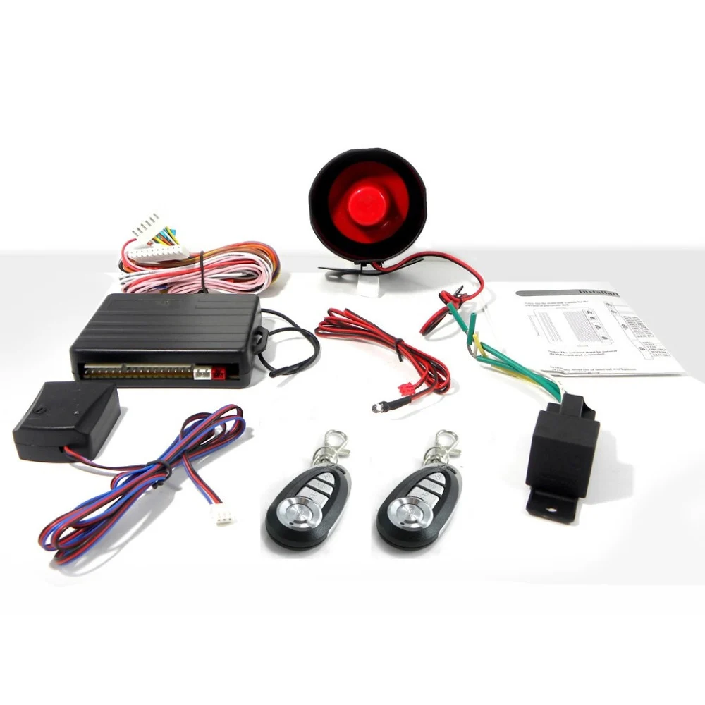 ALLARME ANTIFURTO AUTO UNIVERSALE FURGONE CAMPER ROULOTTE 2 TELECOMANDI - TrAdE Shop Traesio