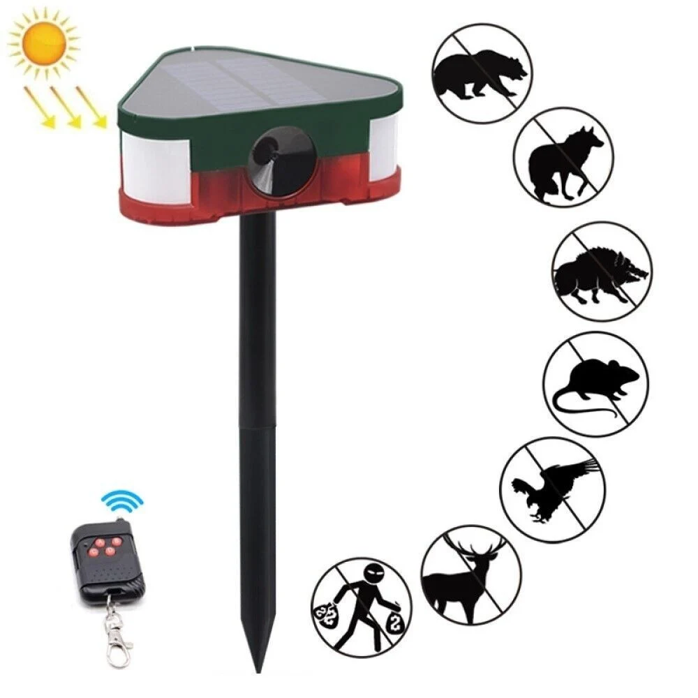 ALLARME SOLARE SENSORE MOVIMENTO 129 DB TELECOMANDO SIRENA ULTRASUONI Q-BJ911