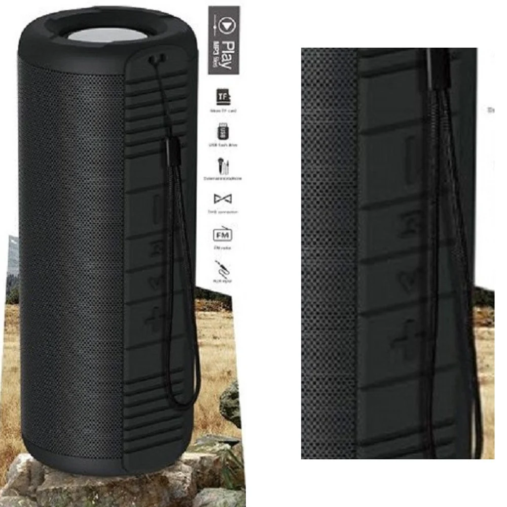 ALTOPARLANTE 2.0 WIRELESS SPEAKER BLUETOOTH 5.0 AUX 3,5MM USB PER ESTERNO QYX533 - Andowl