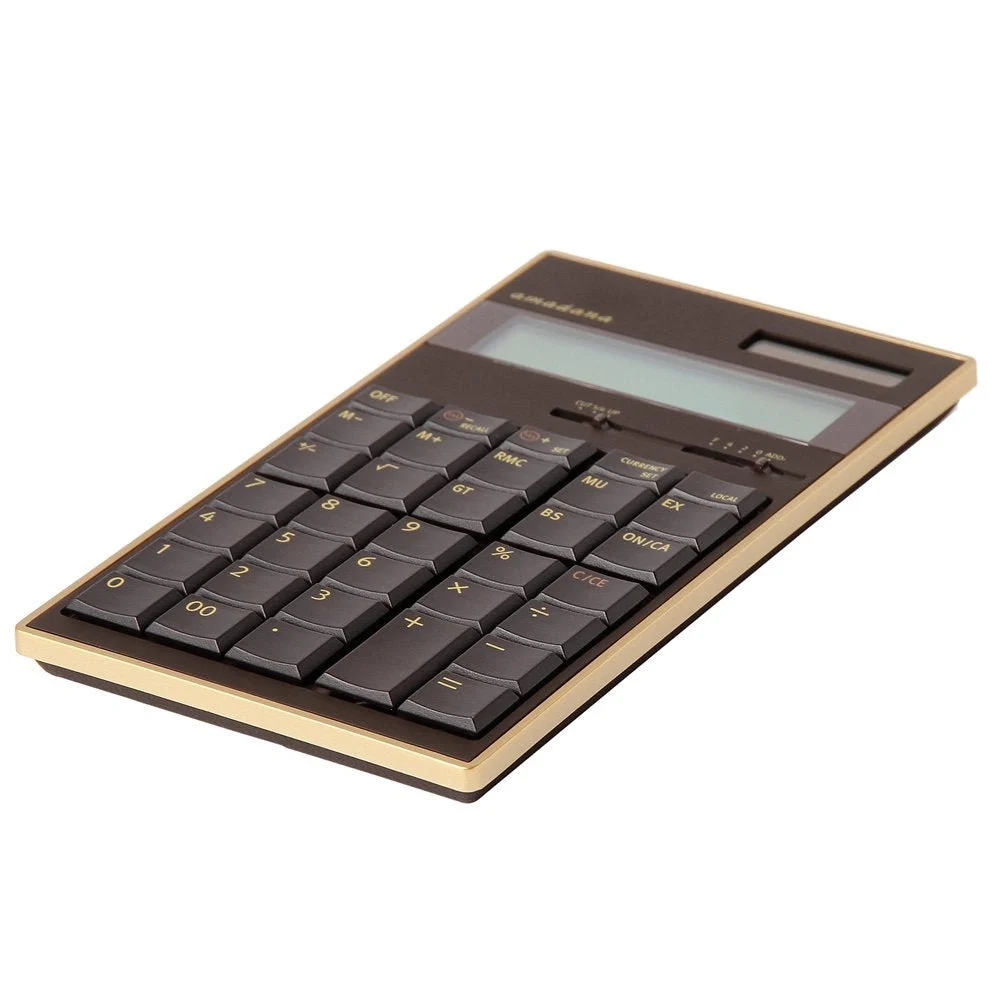 Amadana LC-704-BR Electronic Calculator (Brown)