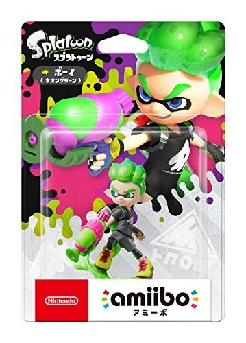 Nintendo amiibo Boy Neon Green Splatoon Series