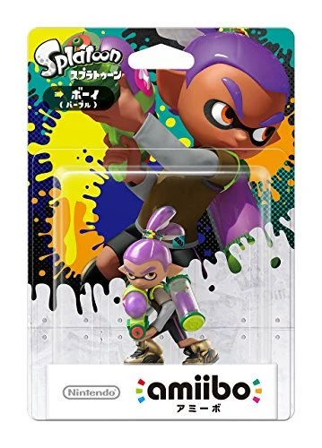 Nintendo amiibo Boy Purple Splatoon Series