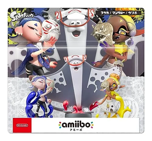 amiibo Set Deep Cut Fuuka Shiver Utsuho Frye Mantaro Big Man Splatoon - Nintendo