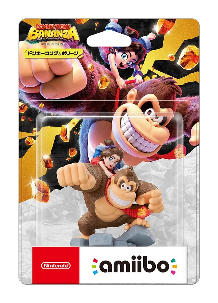 Nintendo Amiibo Donkey Kong and Pauline Figure Donkey Kong Series Collectible Toy