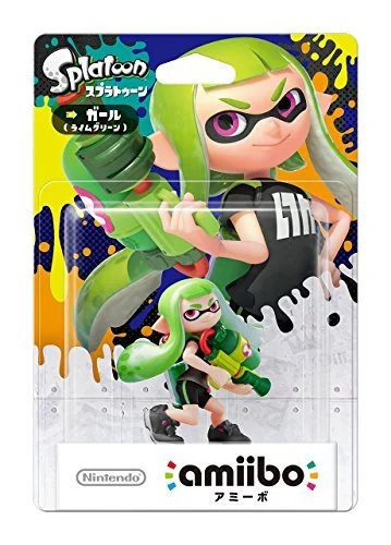 Amiibo Ragazza Lime Green Splatoon Series - Nintendo