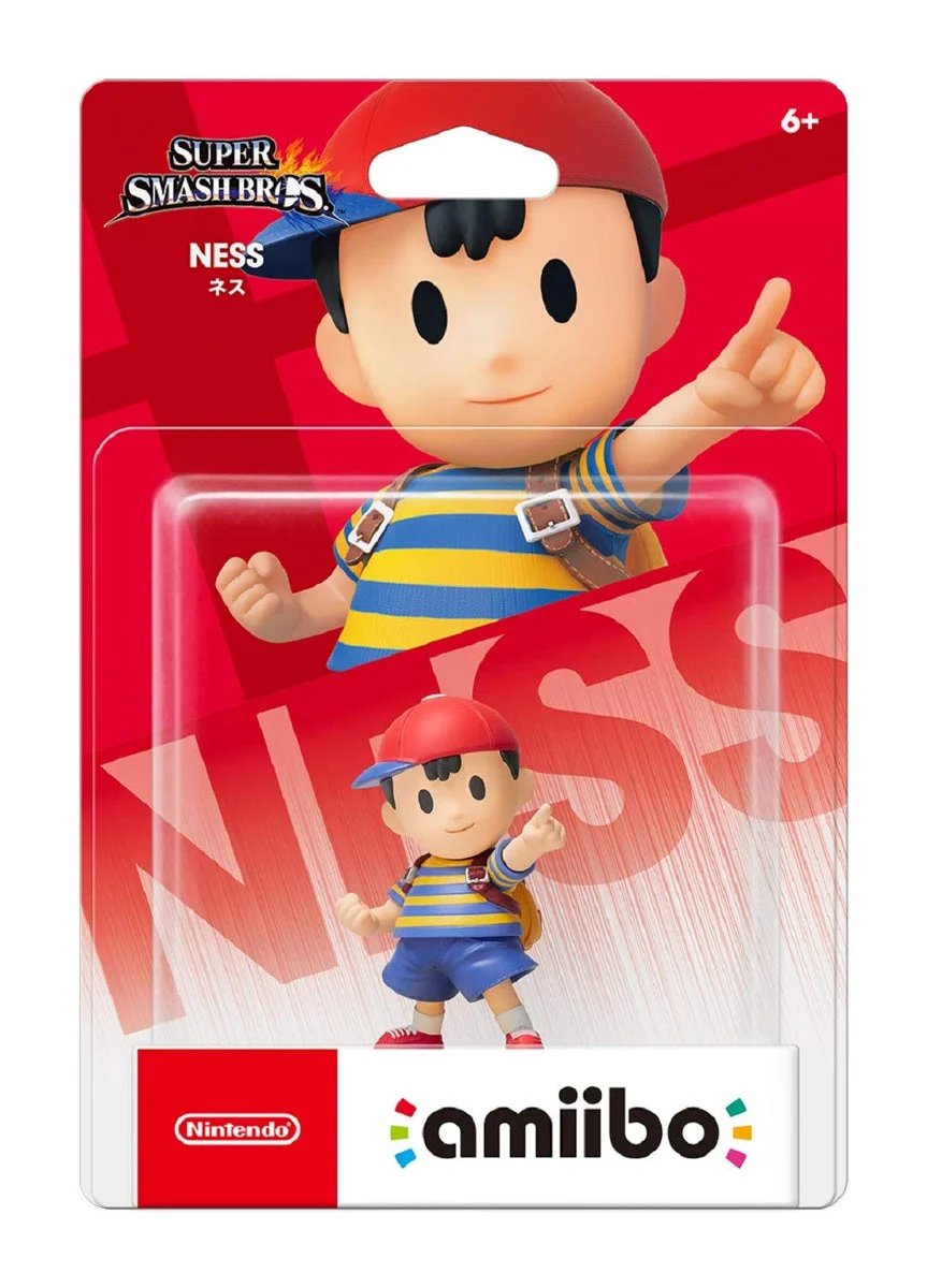Amiibo figura interattiva serie Super Smash Bros Ness - Nintendo