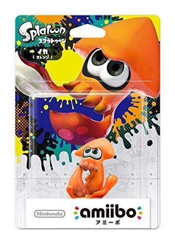 amiibo Squid Orange Splatoon Series - Nintendo