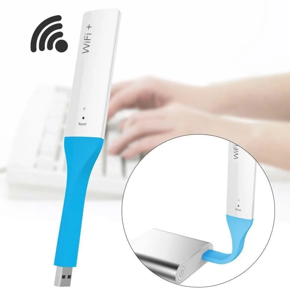 AMPLIFICATORE SEGNALE ROUTER USB150Mbps 2.4GHZ WIFI RANGE EXTENDER PORTATILE - TrAdE Shop Traesio
