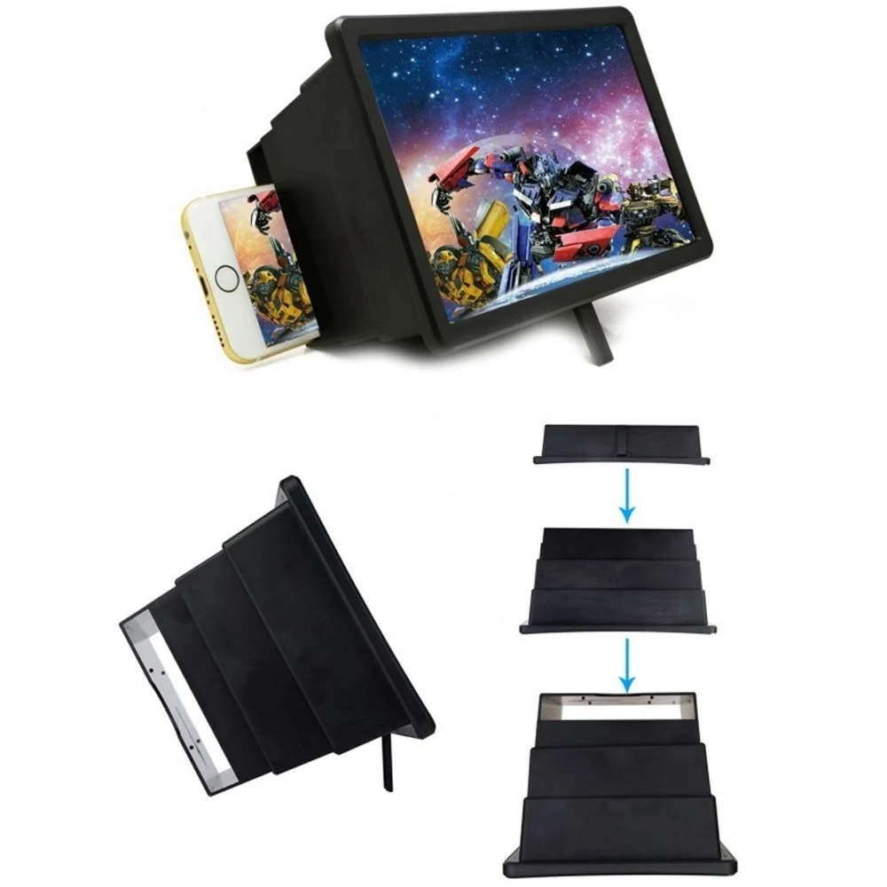 AMPLIFICATORE VIDEO BOX 12" INGRANDIMENTO PORTATILE PIEGHEVOLE SMARTPHONE - TrAdE Shop Traesio