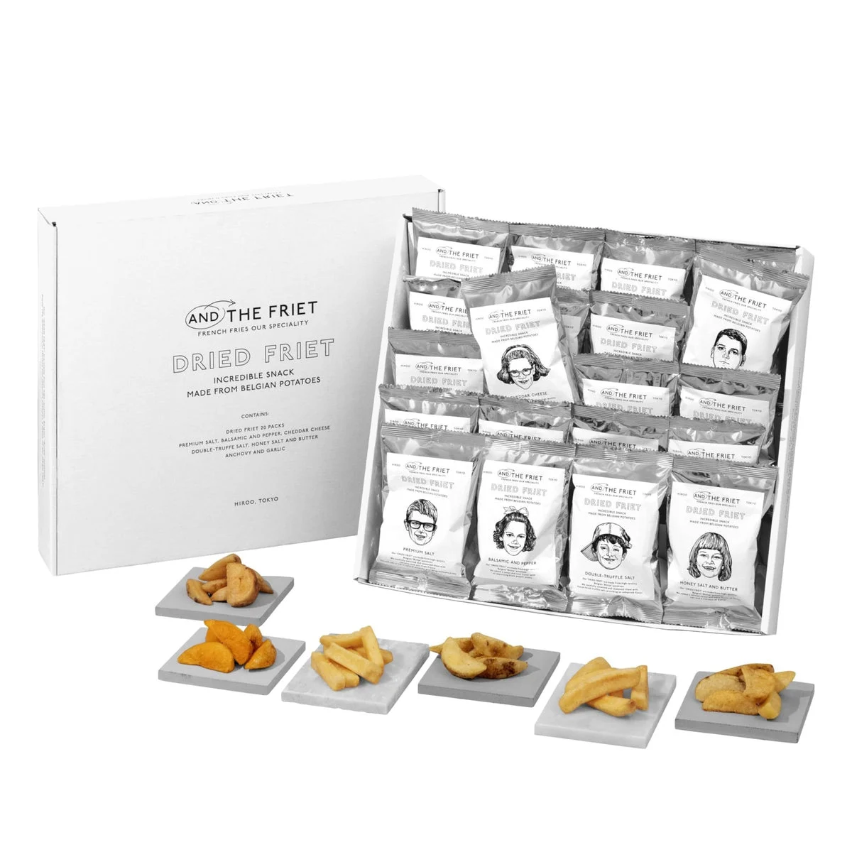 AND THE FRIET Mini Dried Friet 20pcs Snack Pack