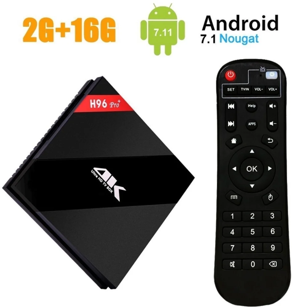 ANDROID TV BOX H96 4K ULTRA HD AMLOGIC CORTEX SMART WiFi BLUETOOTH 3D - TrAdE Shop Traesio