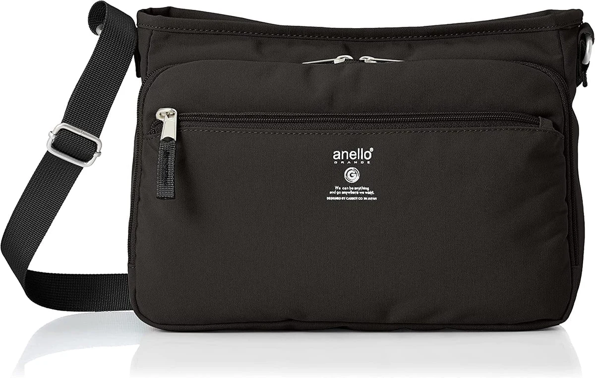 Anello Grande Borsa a Spalla Leggera Impermeabile Multi Storage GTM0452Z Nero A5