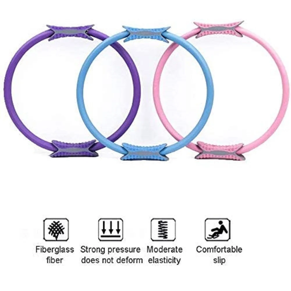 ANELLO MANUBRIO DOPPIO PILATES YOGA FISIOTERAPIA STRETCHING RISCALDAMENTO PALESTRA - TrAdE Shop Traesio
