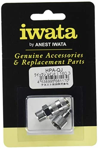 ANEST IWATA MEDEA Airbrush Quick Joint Socket and Plug Set HPA-QJ