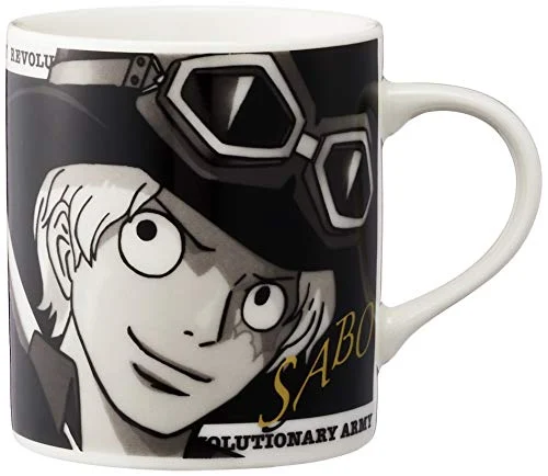 Anime ONE PEICE Sabo Monochrome Mug 8cm 121117 Made in Jaspan