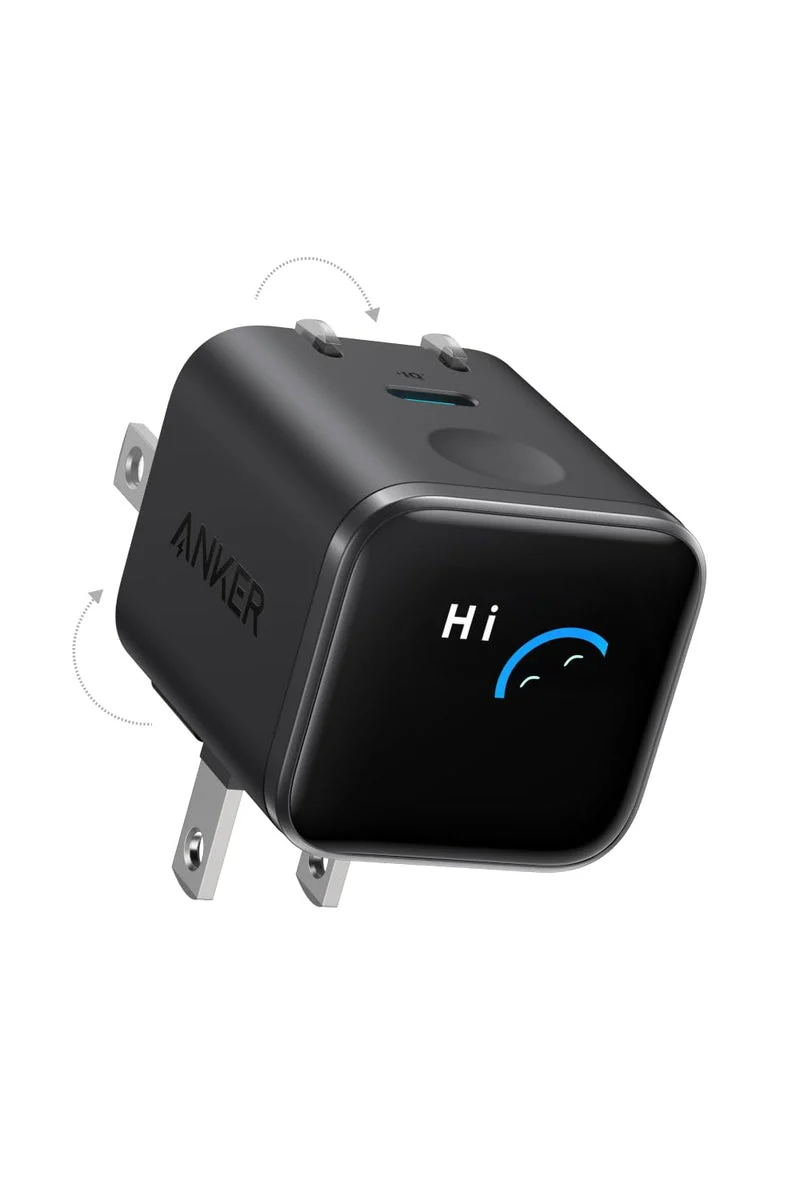 Anker Nano Caricatore USB-C 45W con display ricarica rapida nero