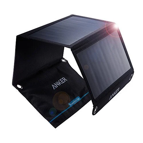 Anker Caricatore Solare Portatile 21W 2 Porte USB per iPhone Galaxy S10 Android