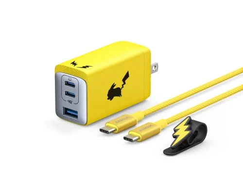 Anker USB Charger 65W Pikachu Model GaNPrime