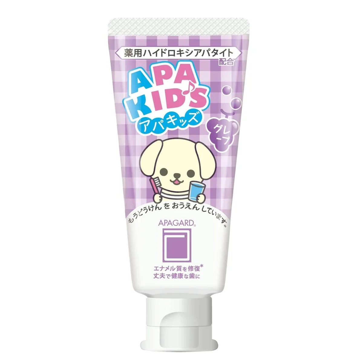 APAGARD dentifricio bambini gusto uva anti-caries Apa Kids 60g