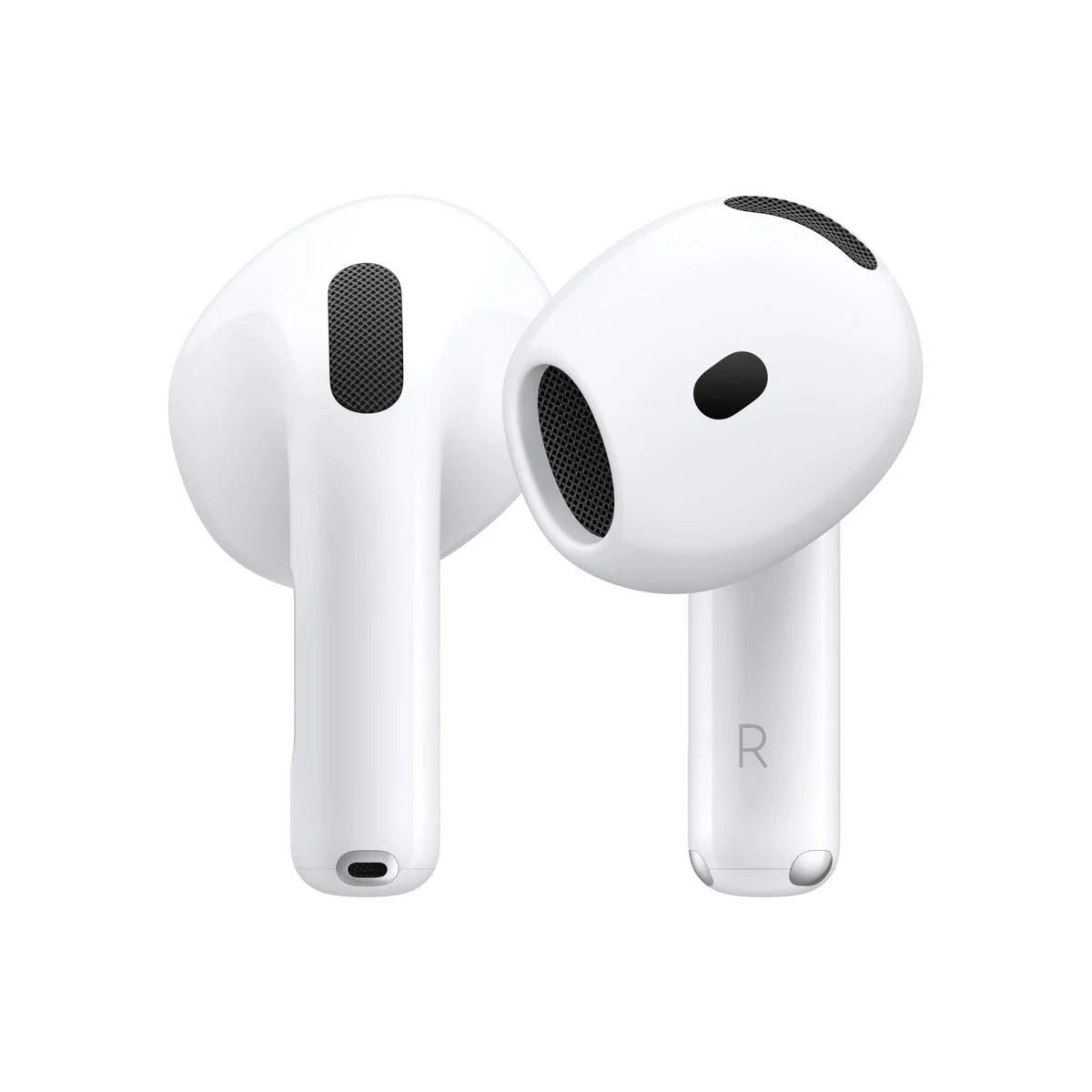 Apple AirPods 4 con cancellazione del rumore, audio spaziale, USB-C+Qi, H2, IP54