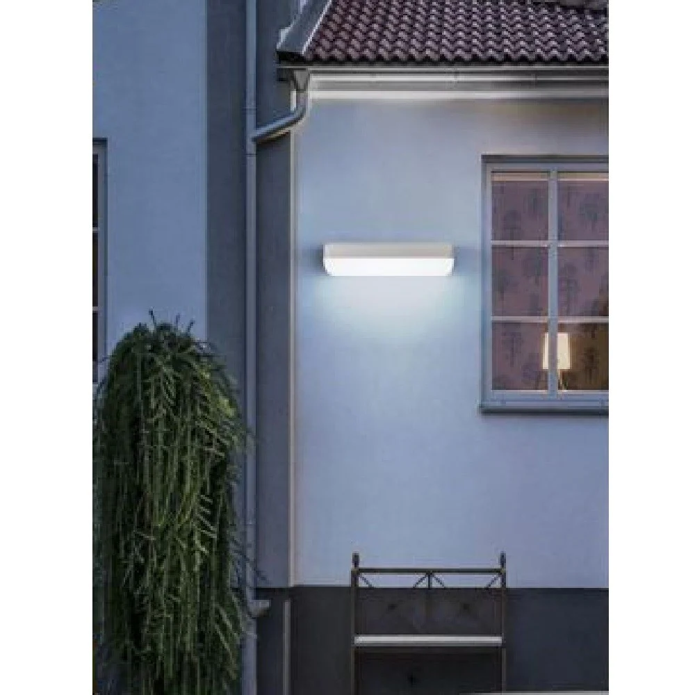 APPLIQUE BIANCO DA ESTERNO 12W LUCE FREDDA 6500K NATURALE 4000K CALDA 3000K ES63 - TrAdE Shop Traesio