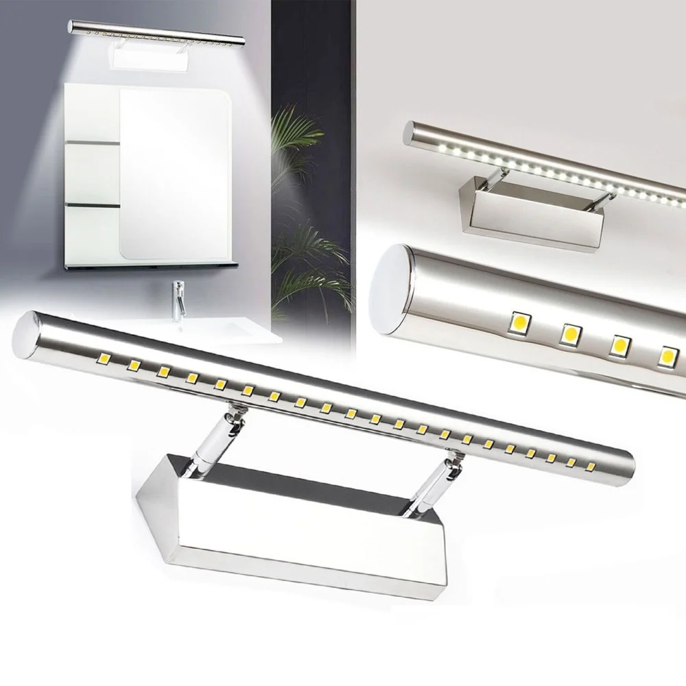 APPLIQUE LAMPADA PER SPECCHIO BAGNO DA PARETE CON 21 LED LUCE BIANCO FREDDO - TrAdE Shop Traesio
