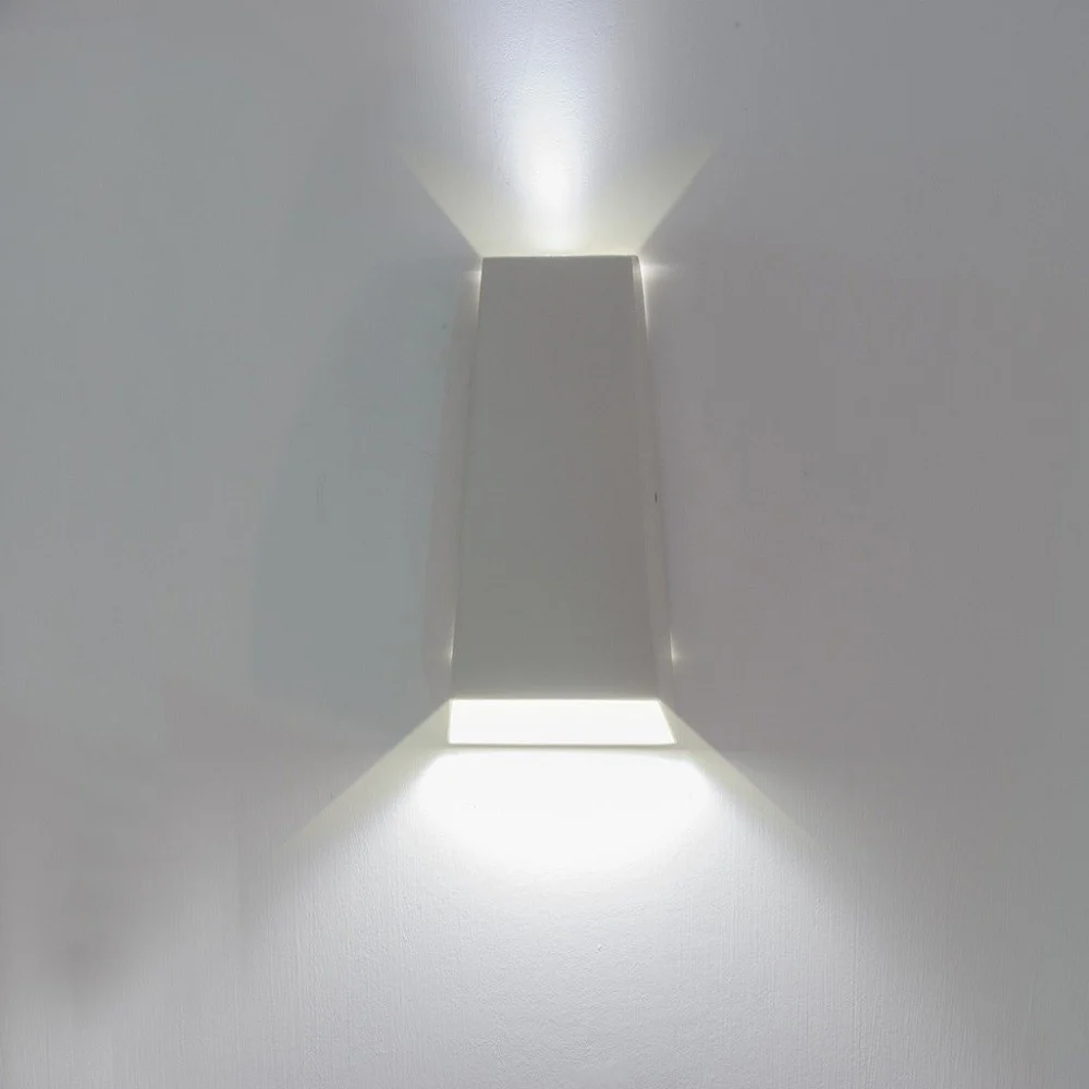 APPLIQUE LED A PARETE CON DOPPIA EMISSIONE LUMINOSA 6W LUCE 6500K 4000K XC-9042