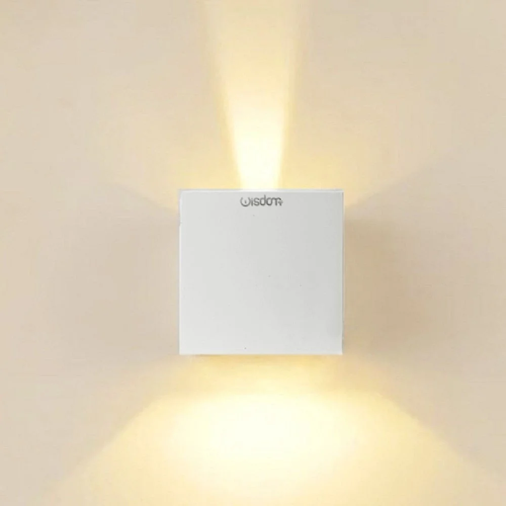 APPLIQUE LED CUBO LAMPADA DA PARETE 10W 1300LM LUCE REGOLABILE UPDOWN IP65 - TrAdE Shop Traesio
