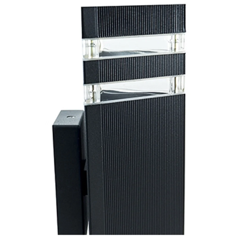 APPLIQUE PLAFONIERA SINGOLO FARETTO FASCIO DW NERO TRIANGOLARE 10,7X20,5 CM LUCE - TrAdE Shop Traesio