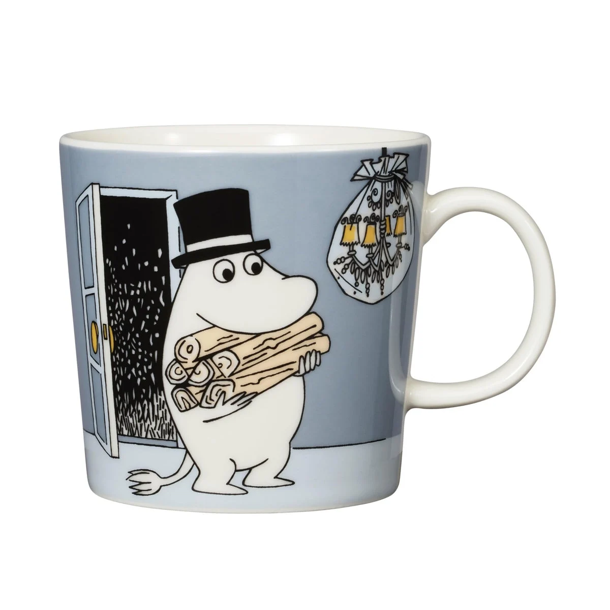 Arabia Moomin Classic Moominpappa Mug Gray 0 3L 1066911 - WAFUU JAPAN