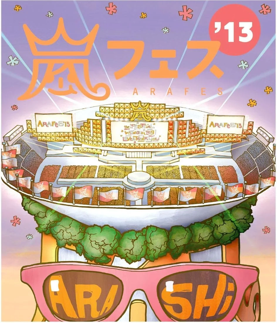 ARASHI Arafes '13 National Stadium 2013 Blu-ray 2 Dischi con Postcard