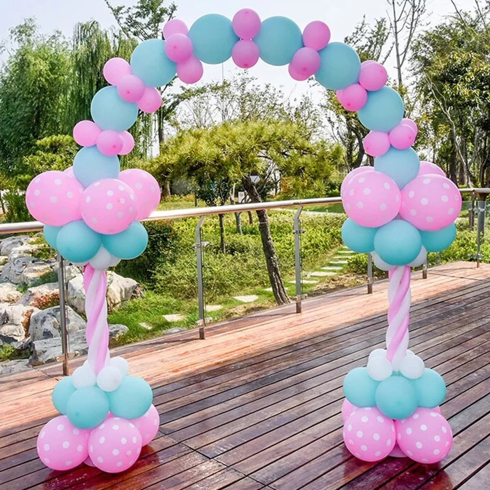 ARCO PALLONCINI AZZURRO E ROSA PER FESTA PARTY BABY SHOWER RIVELAZIONE SESSO - TrAdE Shop Traesio