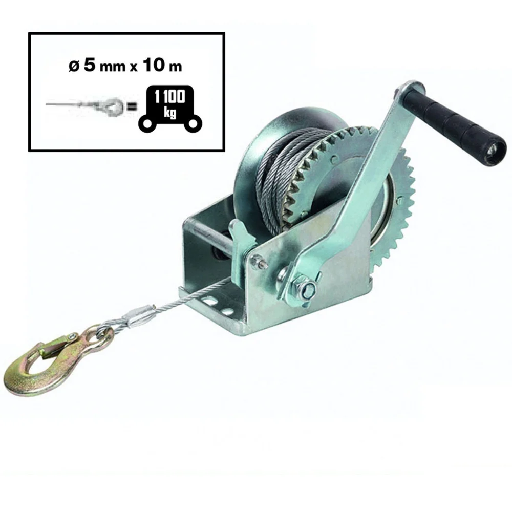 ARGANO VERRICELLO PARANCO MANUALE 2 VELOCITA' TRAZIONE 1100/2200 KG RIBITECH