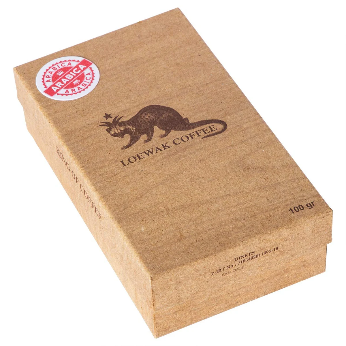 Ariz Kopi Luwak Arabica 100g Chicchi di Caffè Tostati Premium Indonesiano