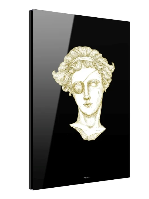 artwork nero donna bendata (collezione atlantis) - Arredamento marinaresco