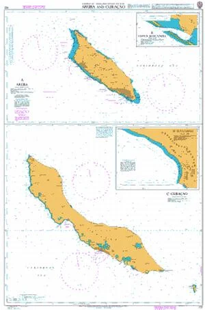 aruba and curaçao n. 702 (2005) - Carte nautiche, da pesca…