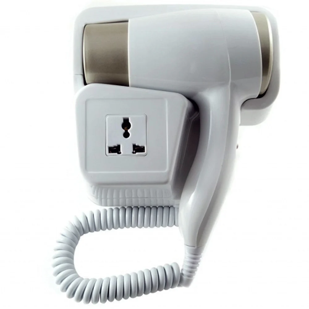 ASCIUGACAPELLI DA PARETE 2000W 2 VELOCITÀ ALBERGO HOTEL BAGNO PHON CAPELLI HAIR STYLE - TrAdE Shop Traesio