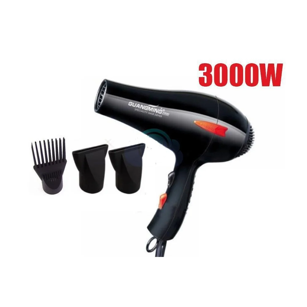 ASCIUGACAPELLI PHON PROFESSIONALE 3000W TRIPLO DIFFUSORE A PETTINE PER CAPELLI - TrAdE Shop Traesio