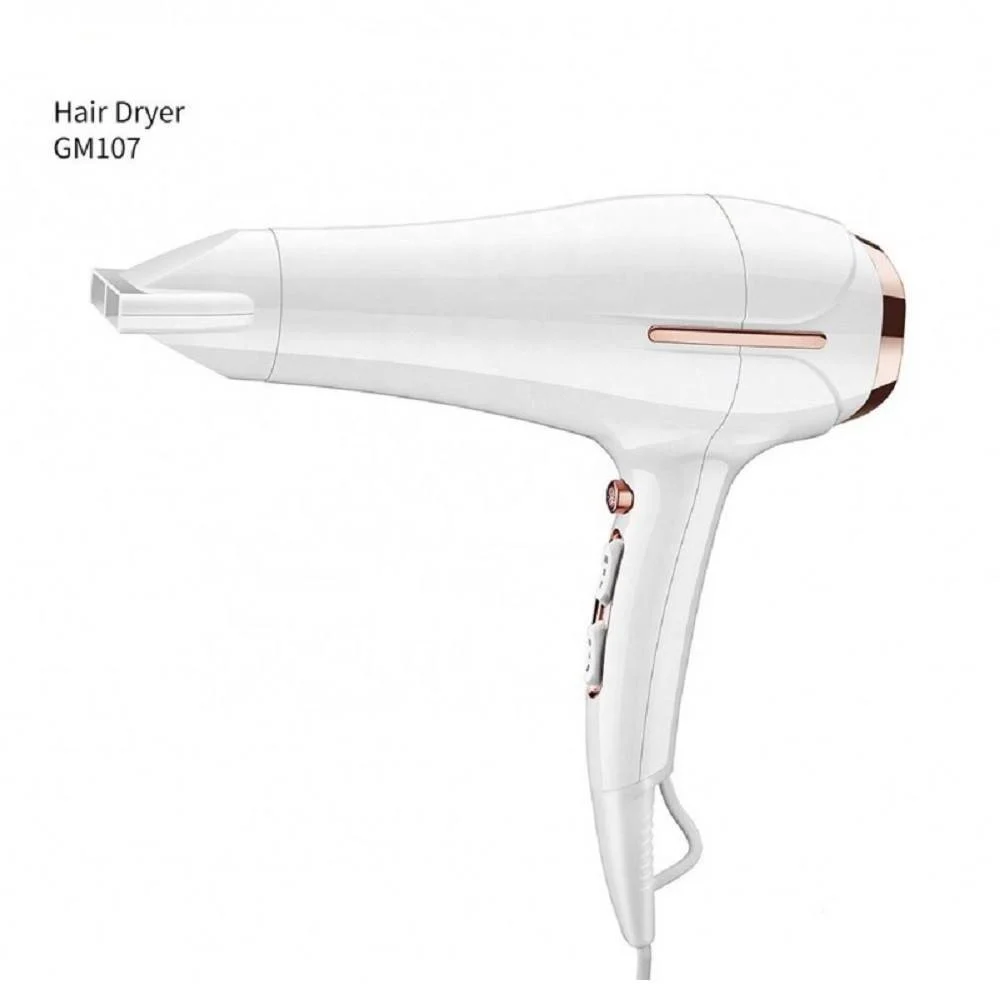 ASCIUGACAPELLI PROFESSIONALE CON MOTORE DC 3 VELOCITA' PARRUCCHIERE 2300W GM-107