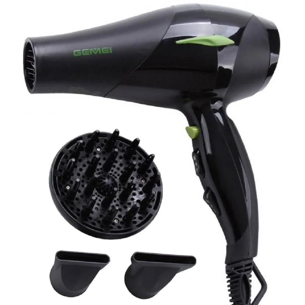 ASCIUGACAPELLI PROFESSIONALE PHON MOTORE AC PER SALONE A 3 VELOCITÀ 2600W GM-150