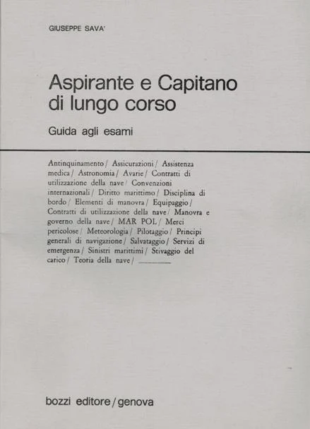 aspirante e capitano di lungo corso - Libri e DVD
