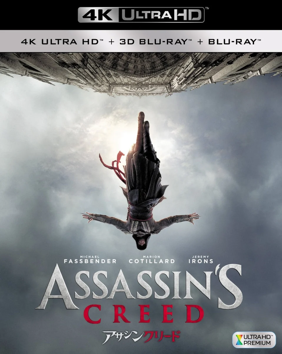 Assassin’s Creed Film 3-Disc Set 4K UHD + 3D + Blu-ray