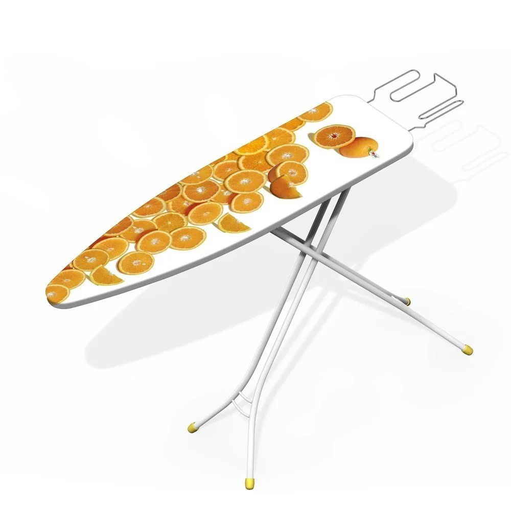 ASSE DA STIRO IN ACCIAIO REGOLABILE 110X33 CM TAVOLO COMPATTO CON PIANO FANTASIE - TrAdE Shop Traesio