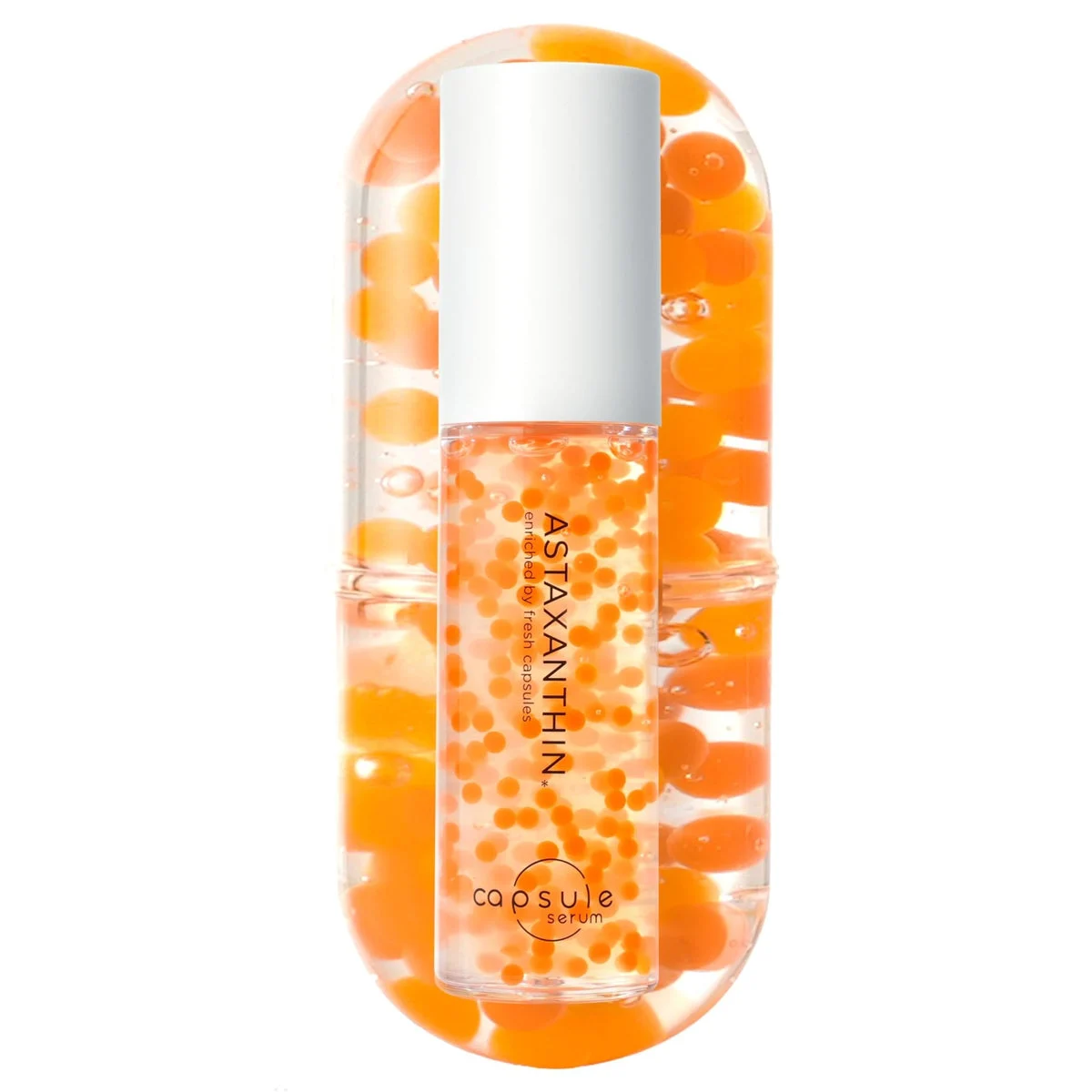 Astaxanthin siero viso in capsule 30 ml anti-età idratante illuminante vitamina C