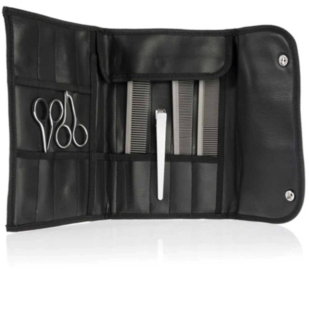 ASTUCCIO PORTA ATTREZZI 18 TASCHE ECO PELLE CLIP ROLL ON ESTETISTA PARRUCCHIERE - TrAdE Shop Traesio