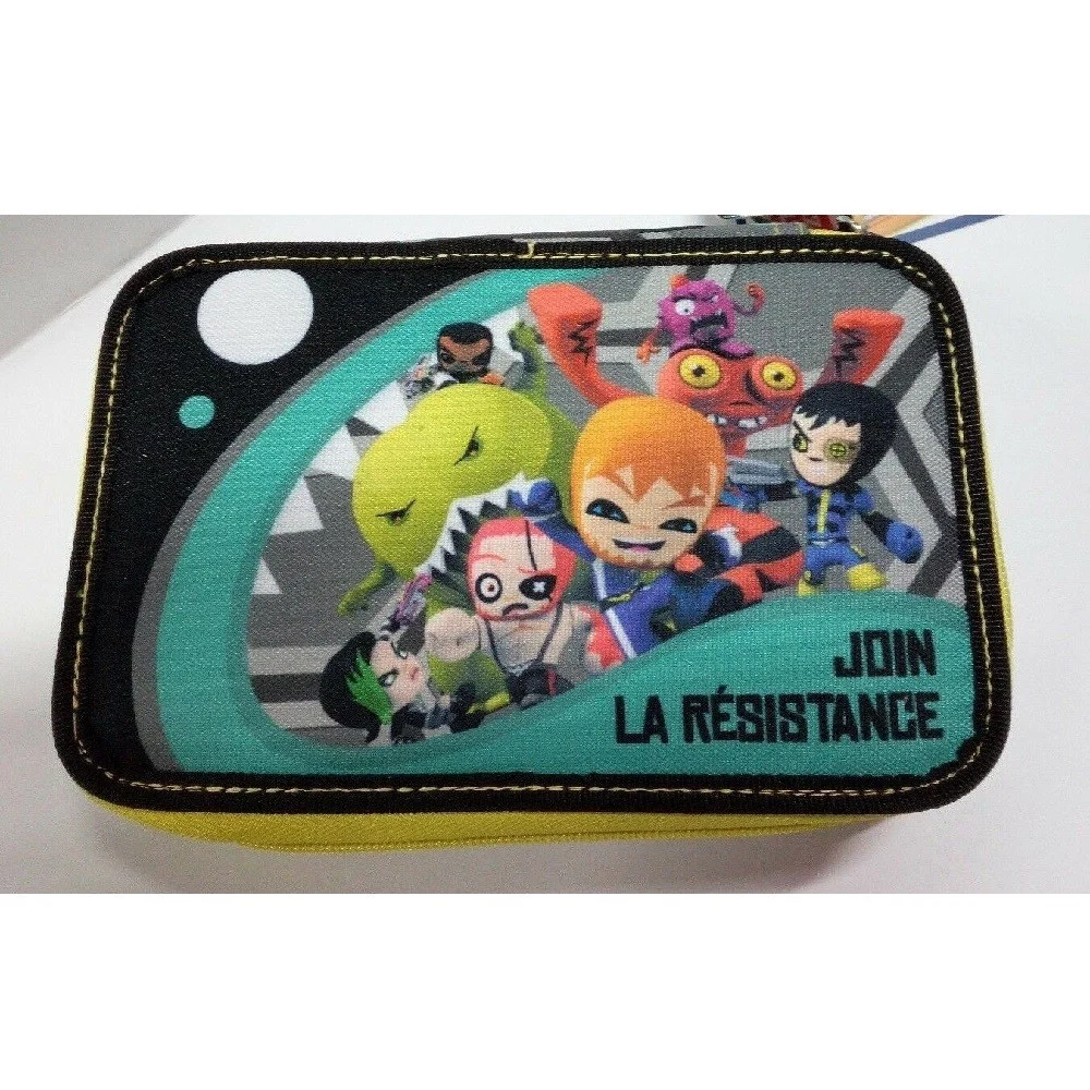 ASTUCCIO SCUOLA 3 ZIP JOIN LA RESISTANCE MUTANT BUSTERS COMPLETO GIOTTO FRIXION - TrAdE Shop Traesio