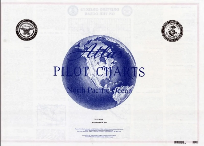 atlas of pilot charts - Carte nautiche, da pesca…