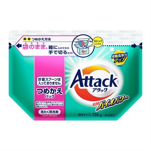 Attack Bio Power Laundry Detergent Refill 750gAdd to Conversation