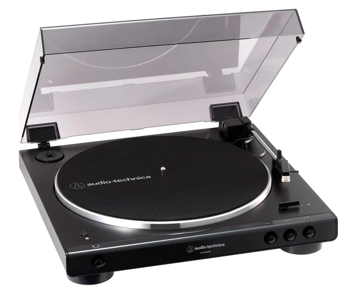 Audio-Technica Giradischi Bluetooth automatico AT-LP60XBT Nero