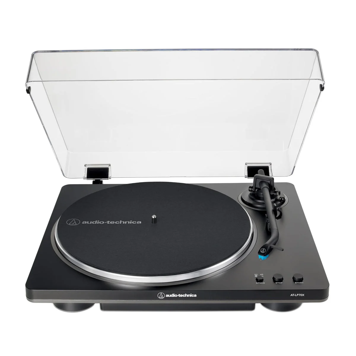 Audio-Technica AT-LP70X Fully Automatic Belt-Drive Turntable Black/Gray